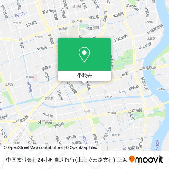 中国农业银行24小时自助银行(上海凌云路支行)地图