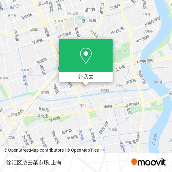 徐汇区凌云菜市场地图