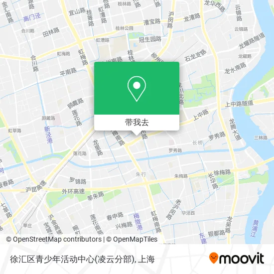 徐汇区青少年活动中心(凌云分部)地图