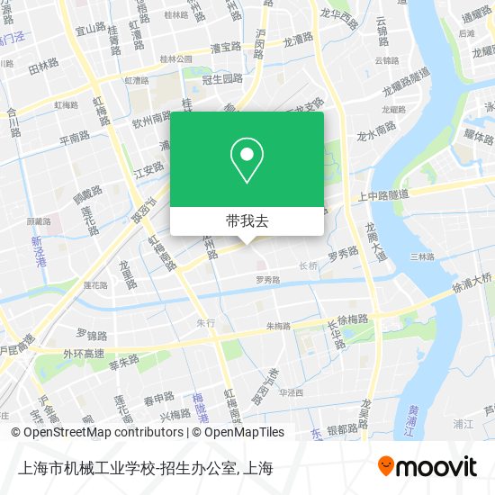 上海市机械工业学校-招生办公室地图