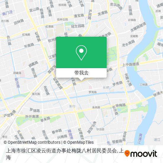 上海市徐汇区凌云街道办事处梅陇八村居民委员会地图
