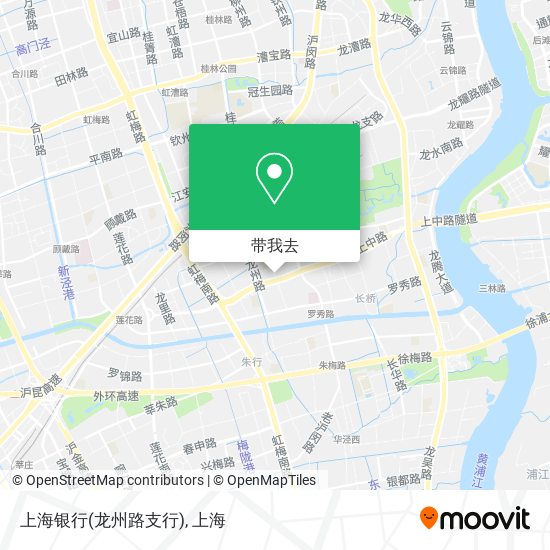 上海银行(龙州路支行)地图