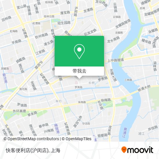快客便利店(沪闵店)地图