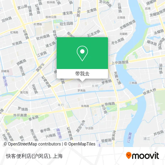 快客便利店(沪闵店)地图