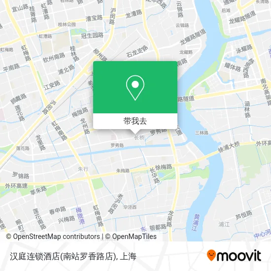 汉庭连锁酒店(南站罗香路店)地图