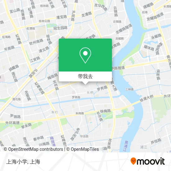 上海小学地图