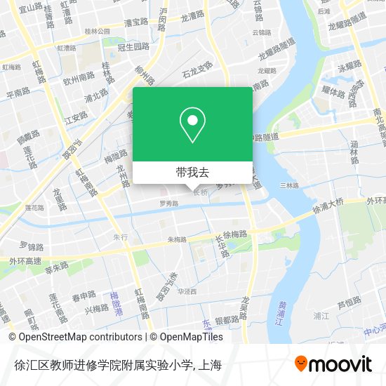 徐汇区教师进修学院附属实验小学地图