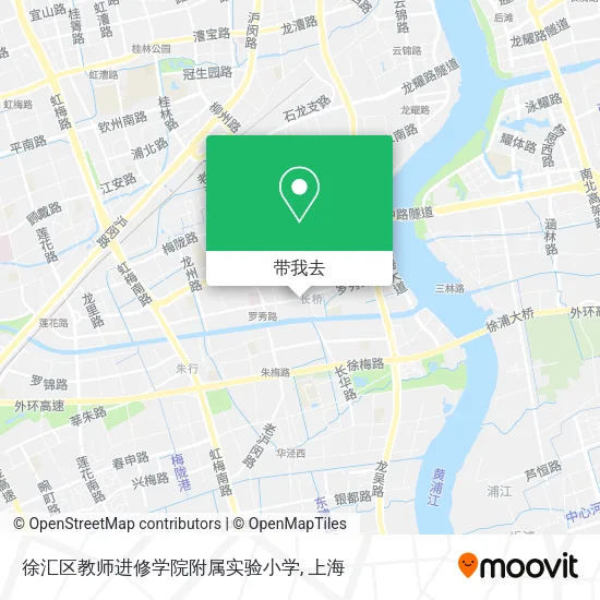 徐汇区教师进修学院附属实验小学地图