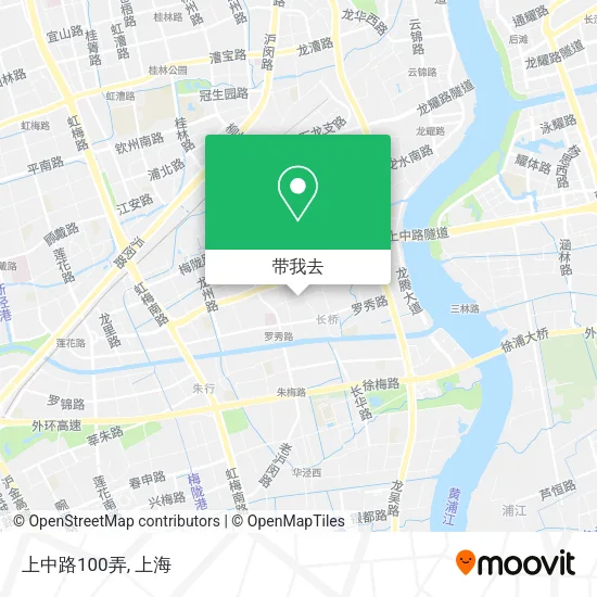上中路100弄地图