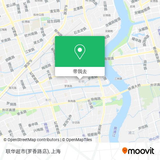 联华超市(罗香路店)地图