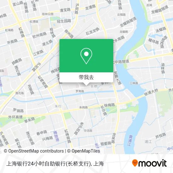 上海银行24小时自助银行(长桥支行)地图