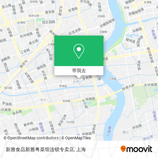 新雅食品新雅粤菜馆连锁专卖店地图