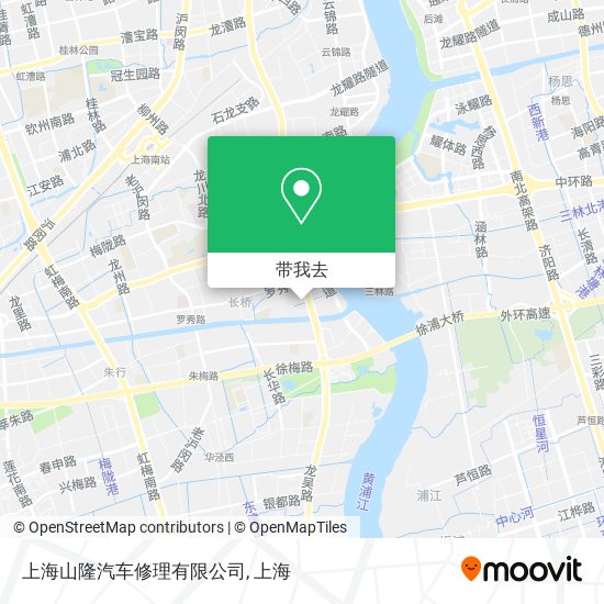 上海山隆汽车修理有限公司地图