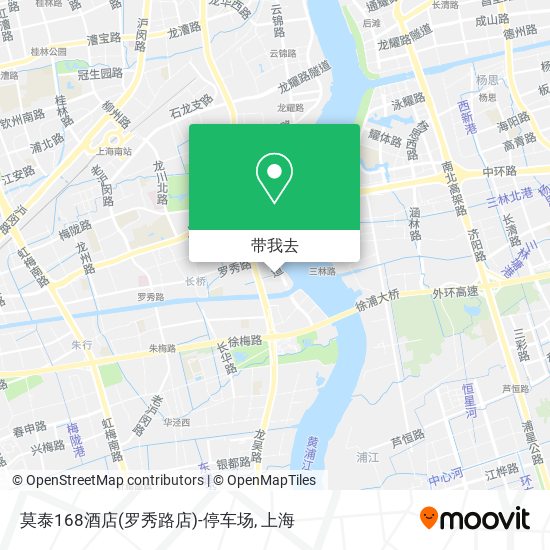 莫泰168酒店(罗秀路店)-停车场地图