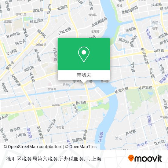 徐汇区税务局第六税务所办税服务厅地图