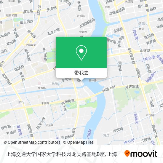 上海交通大学国家大学科技园龙吴路基地B座地图