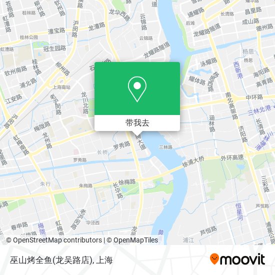 巫山烤全鱼(龙吴路店)地图