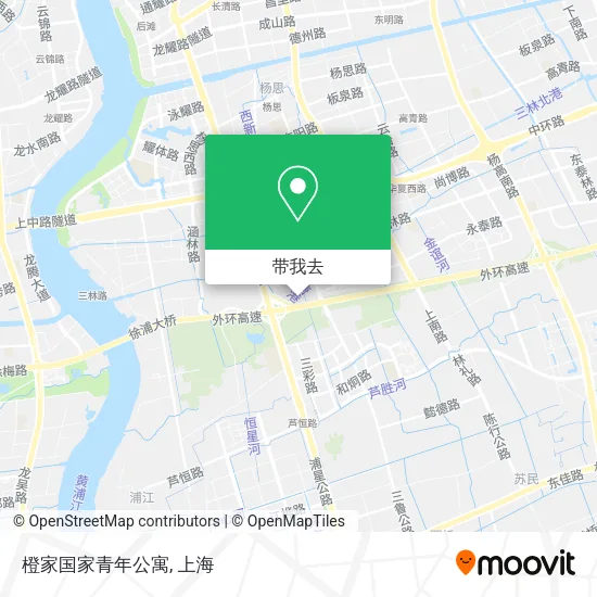 橙家国家青年公寓地图