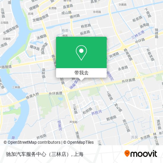 驰加汽车服务中心（三林店）地图