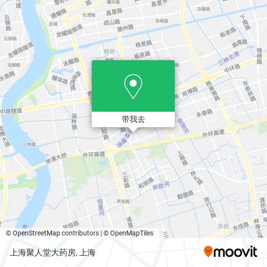 上海聚人堂大药房地图