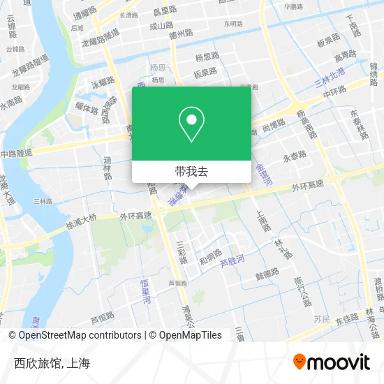 西欣旅馆地图