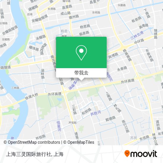 上海三灵国际旅行社地图
