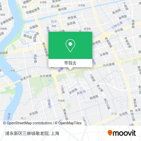 浦东新区三林镇敬老院地图