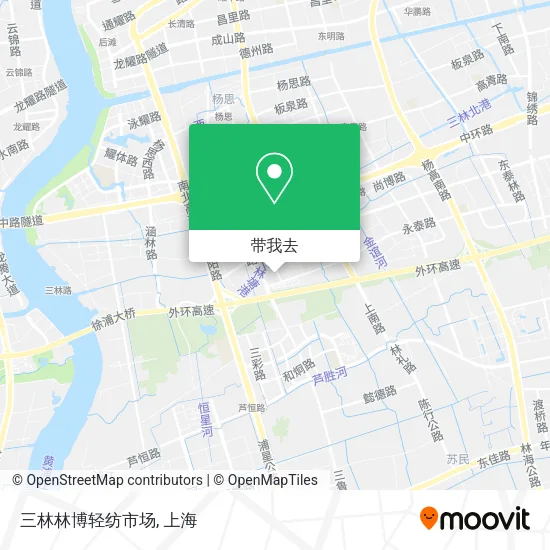三林林博轻纺市场地图
