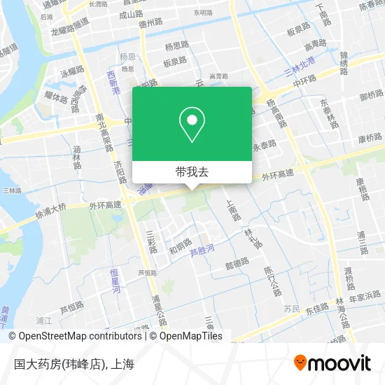 国大药房(玮峰店)地图