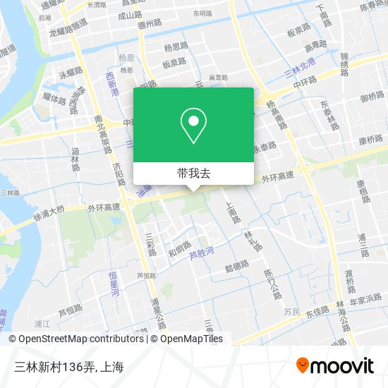 三林新村136弄地图