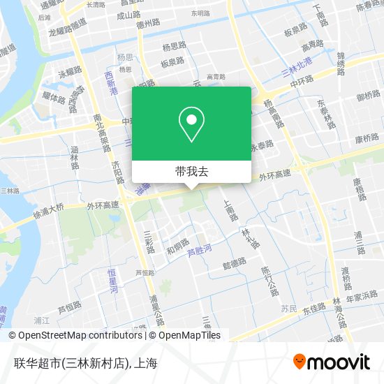 联华超市(三林新村店)地图