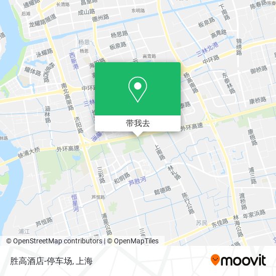 胜高酒店-停车场地图