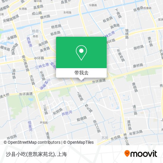 沙县小吃(意凯家苑北)地图