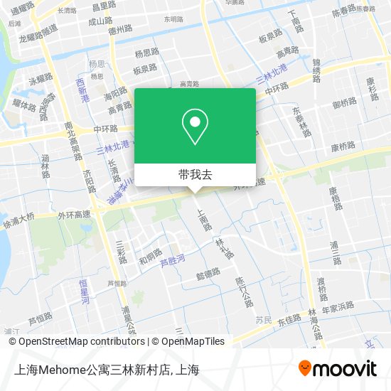 上海Mehome公寓三林新村店地图
