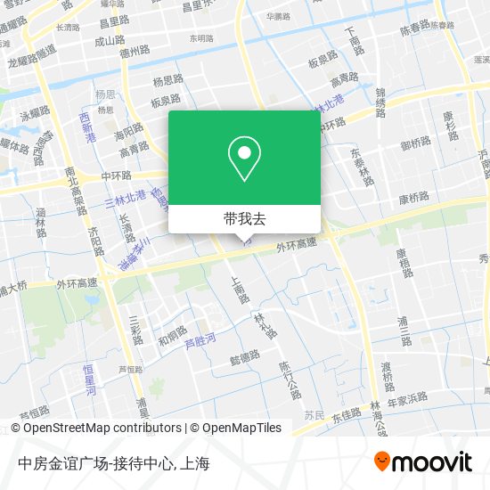 中房金谊广场-接待中心地图