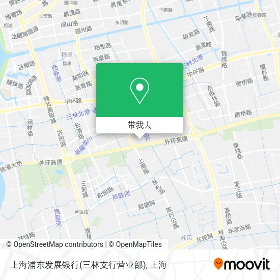 上海浦东发展银行(三林支行营业部)地图