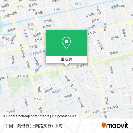 中国工商银行(上南路支行)地图