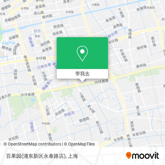百果园(浦东新区永泰路店)地图