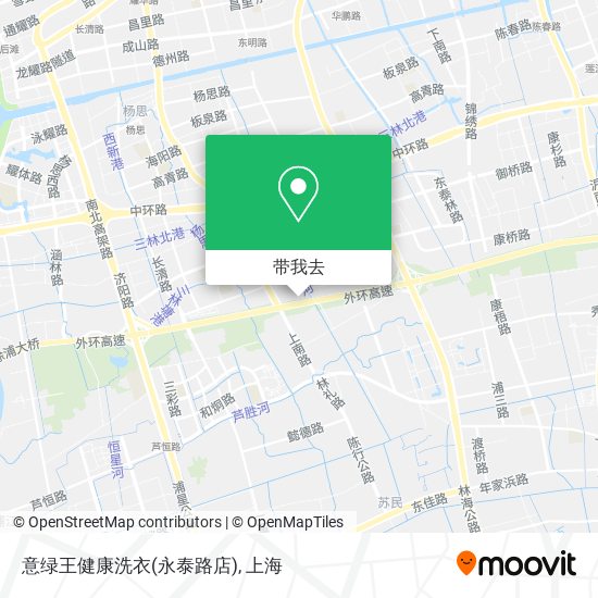 意绿王健康洗衣(永泰路店)地图