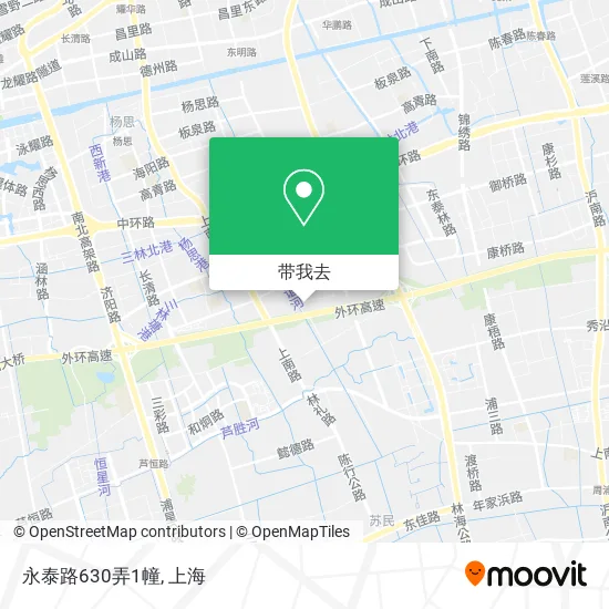 永泰路630弄1幢地图