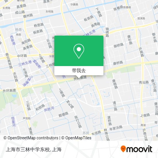 上海市三林中学东校地图