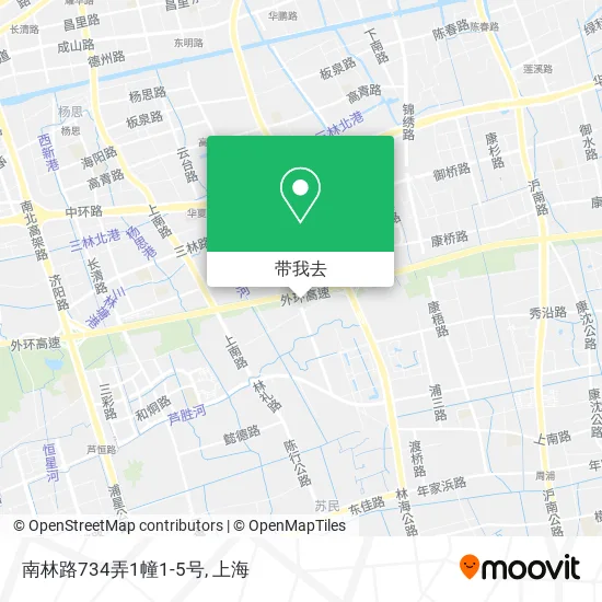 南林路734弄1幢1-5号地图