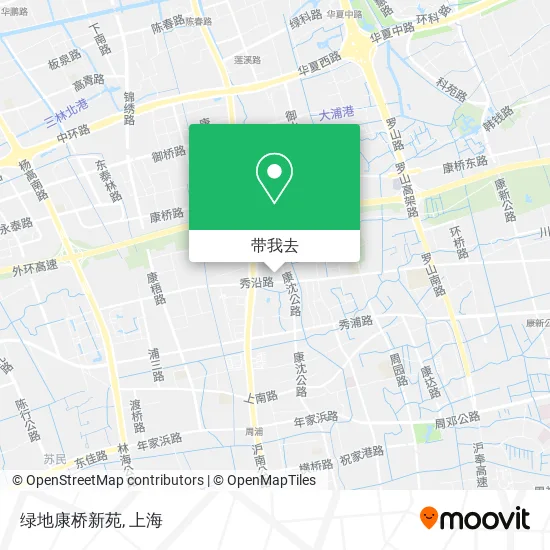 绿地康桥新苑地图