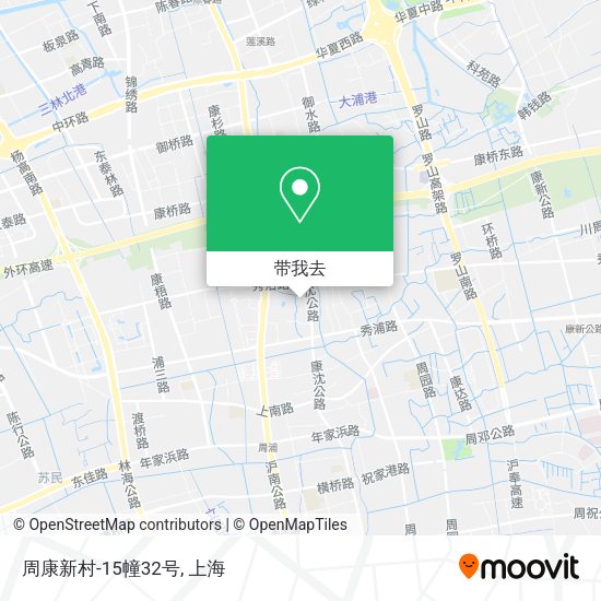 周康新村-15幢32号地图