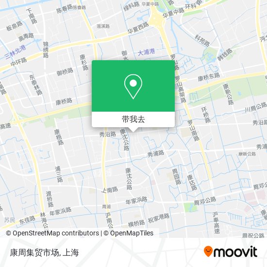 康周集贸市场地图