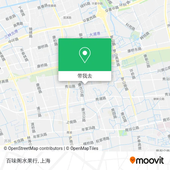 百味阁水果行地图