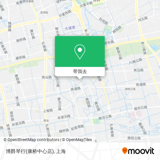 博爵琴行(康桥中心店)地图
