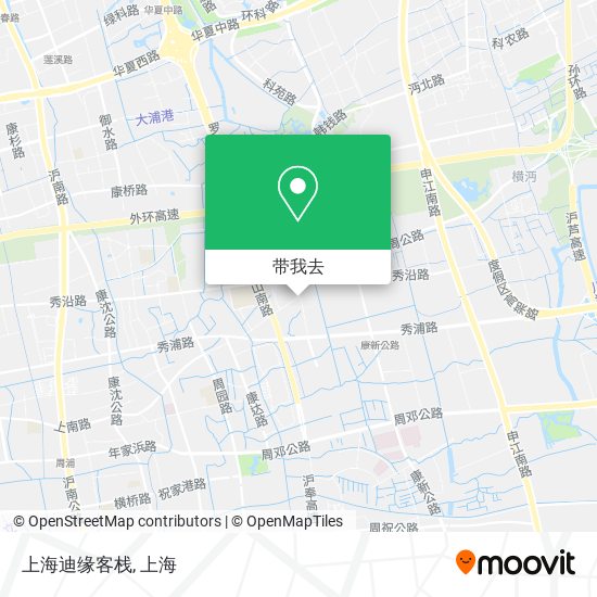 上海迪缘客栈地图