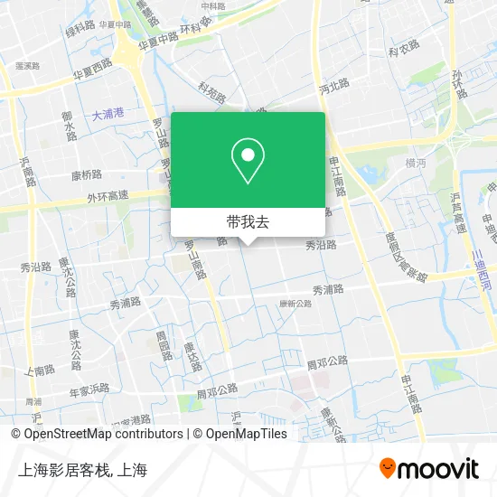 上海影居客栈地图