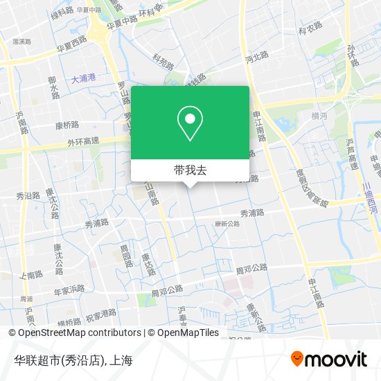 华联超市(秀沿店)地图